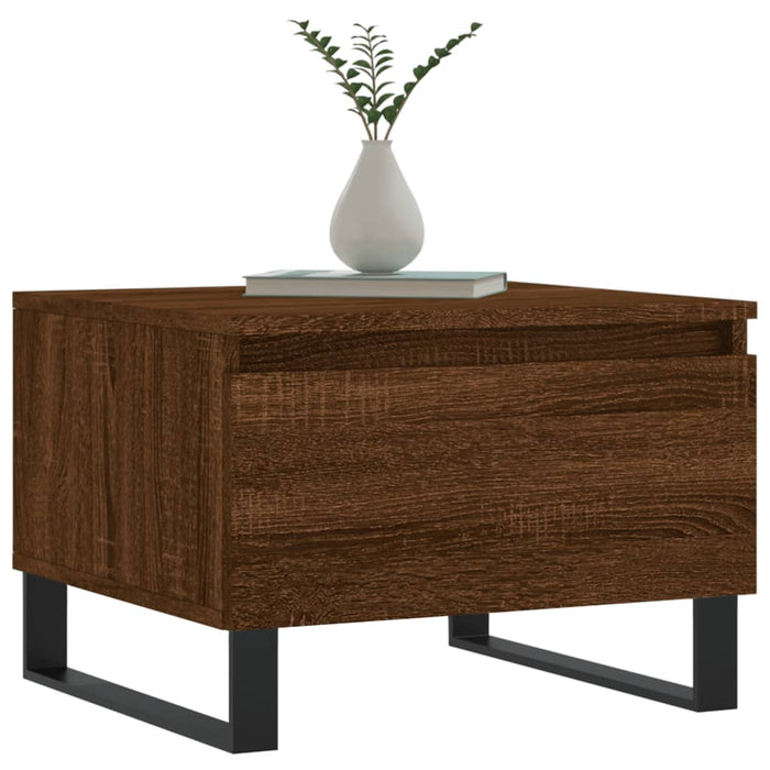 Mese de cafea 2 buc. stejar maro 50x46x35 cm lemn compozit - WALTI WALTI