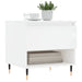 Mese de cafea 2 buc. alb extralucios 50x46x50 cm lemn compozit - WALTI WALTI