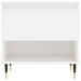Mese de cafea 2 buc. alb extralucios 50x46x50 cm lemn compozit - WALTI WALTI