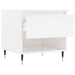 Mese de cafea 2 buc. alb extralucios 50x46x50 cm lemn compozit - WALTI WALTI