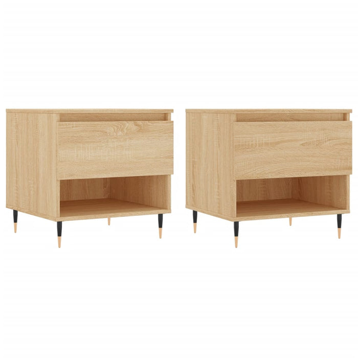 Mese de cafea 2 buc. stejar sonoma 50x46x50 cm lemn compozit - WALTI WALTI