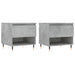 Mese de cafea, 2 buc., gri beton, 50x46x50 cm, lemn compozit - WALTI WALTI