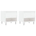 Mese de cafea 2 buc. alb extralucios 50x46x50 cm lemn compozit - WALTI WALTI