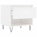 Mese de cafea 2 buc. alb extralucios 50x46x50 cm lemn compozit - WALTI WALTI
