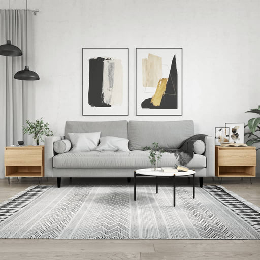Mese de cafea 2 buc. stejar sonoma 50x46x50 cm lemn compozit - WALTI WALTI