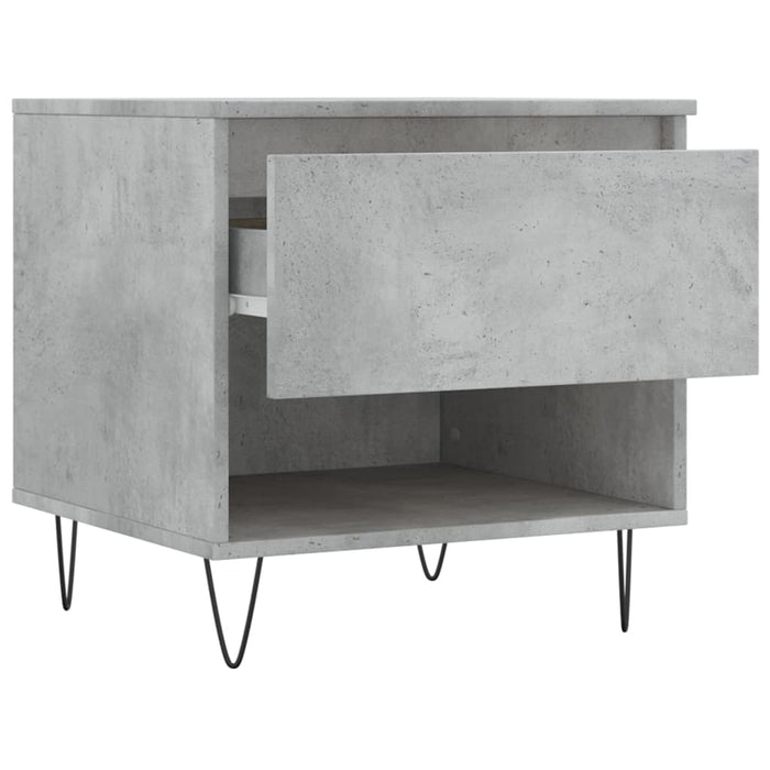 Mese de cafea, 2 buc., gri beton, 50x46x50 cm, lemn compozit - WALTI WALTI