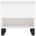 Mese de cafea 2 buc. alb extralucios 50x46x50 cm lemn compozit - WALTI WALTI