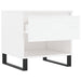 Mese de cafea 2 buc. alb extralucios 50x46x50 cm lemn compozit - WALTI WALTI