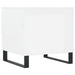 Mese de cafea 2 buc. alb extralucios 50x46x50 cm lemn compozit - WALTI WALTI