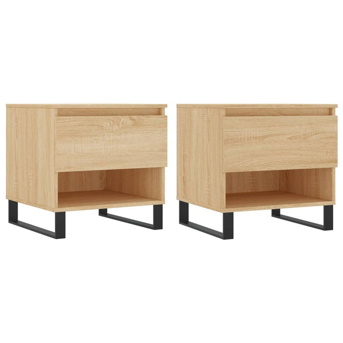 Mese de cafea 2 buc. stejar sonoma 50x46x50 cm lemn compozit - WALTI WALTI