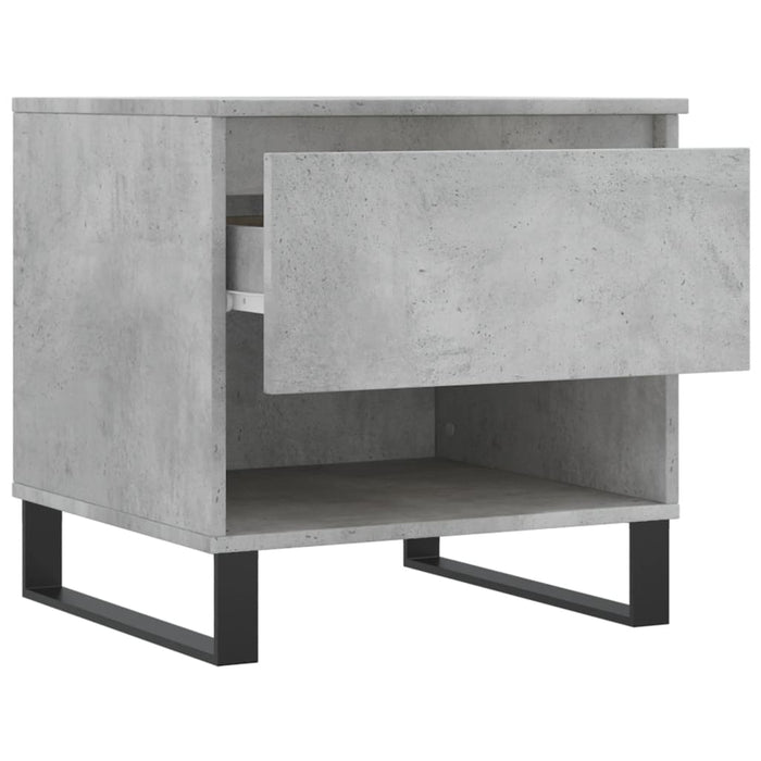 Mese de cafea, 2 buc., gri beton, 50x46x50 cm, lemn compozit - WALTI WALTI