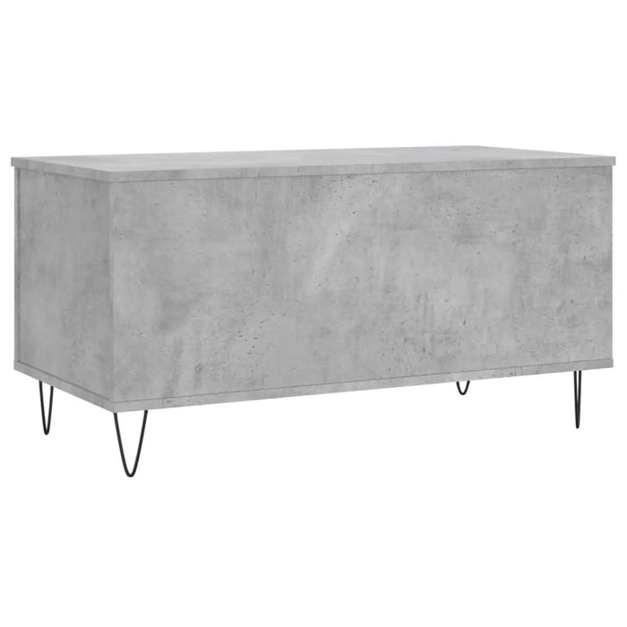 Măsuță de cafea, gri beton, 90x44,5x45 cm, lemn compozit - WALTI WALTI