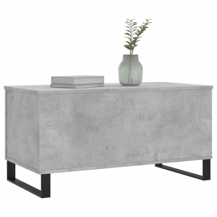 Măsuță de cafea, gri beton, 90x44,5x45 cm, lemn compozit - WALTI WALTI