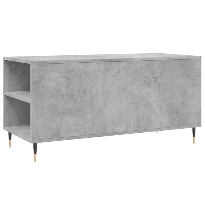 Măsuță de cafea, gri beton, 102x44,5x50 cm, lemn prelucrat - WALTI WALTI