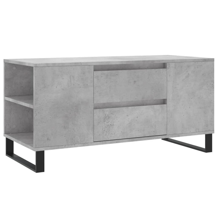 Măsuță de cafea, gri beton, 102x44,5x50 cm, lemn prelucrat - WALTI WALTI