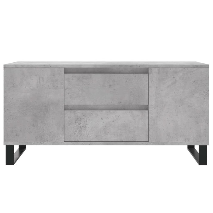 Măsuță de cafea, gri beton, 102x44,5x50 cm, lemn prelucrat - WALTI WALTI