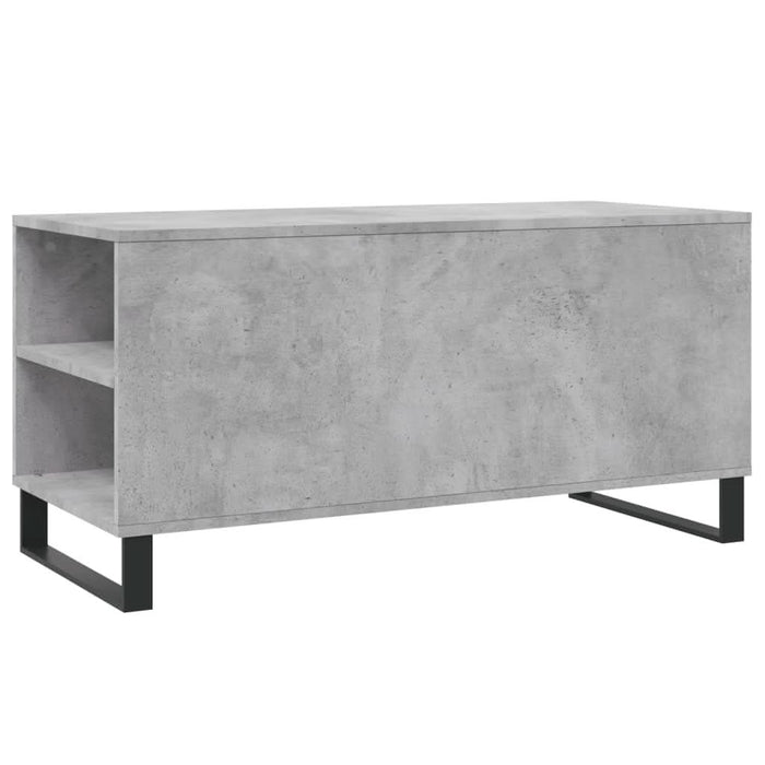 Măsuță de cafea, gri beton, 102x44,5x50 cm, lemn prelucrat - WALTI WALTI