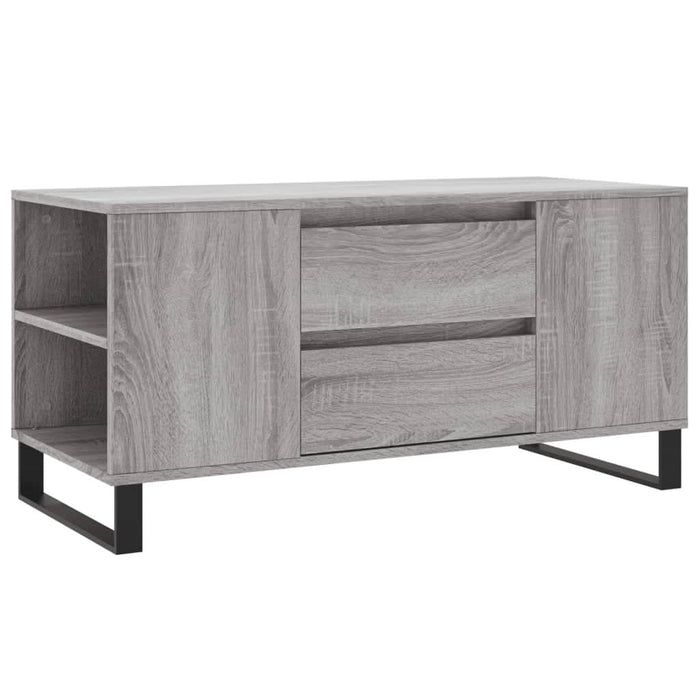 Măsuță de cafea, gri sonoma, 102x44,5x50 cm, lemn prelucrat - WALTI WALTI