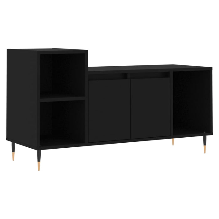 Comodă TV, negru, 100x35x55 cm, lemn prelucrat WALTI
