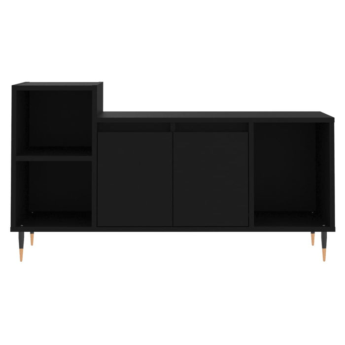 Comodă TV, negru, 100x35x55 cm, lemn prelucrat WALTI