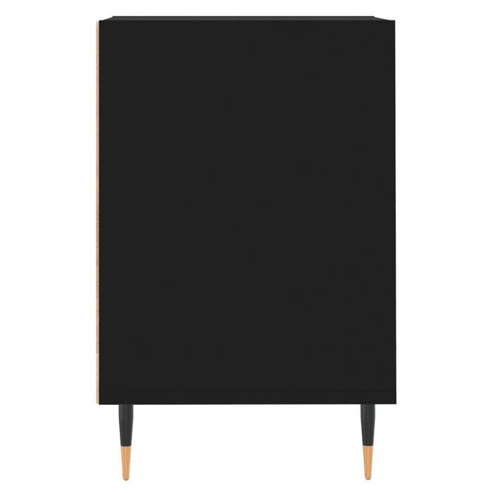 Comodă TV, negru, 100x35x55 cm, lemn prelucrat WALTI