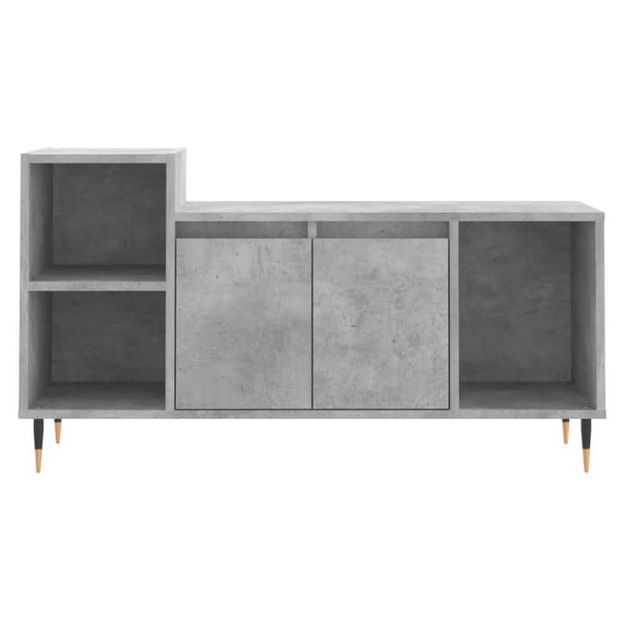 Comodă TV, gri beton, 100x35x55 cm, lemn prelucrat - WALTI WALTI