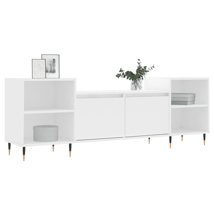 Comodă TV, alb, 160x35x55 cm, lemn prelucrat - WALTI WALTI