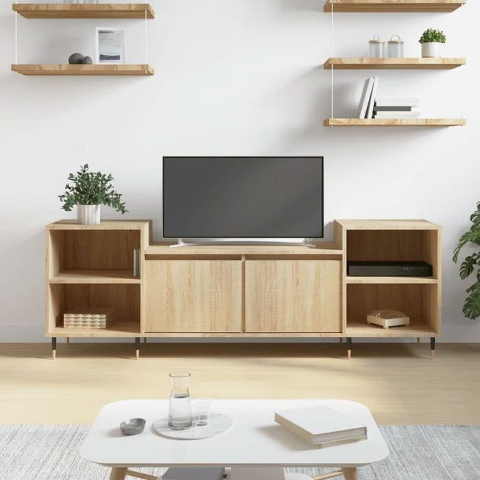 Comodă TV, stejar sonoma, 160x35x55 cm, lemn prelucrat - WALTI WALTI