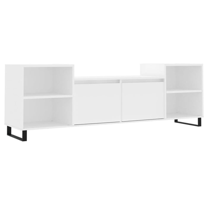Comodă TV, alb, 160x35x55 cm, lemn prelucrat WALTI