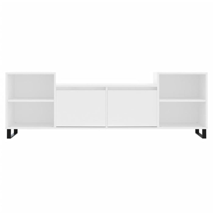 Comodă TV, alb, 160x35x55 cm, lemn prelucrat WALTI