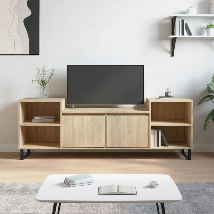 Comodă TV, stejar sonoma, 160x35x55 cm, lemn prelucrat WALTI