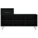 Pantofar, negru, 102x36x60 cm, lemn compozit - WALTI WALTI