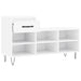 Pantofar, alb extralucios, 102x36x60 cm, lemn compozit - WALTI WALTI