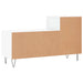Pantofar, alb extralucios, 102x36x60 cm, lemn compozit - WALTI WALTI