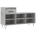 Pantofar, gri beton, 102x36x60 cm, lemn prelucrat - WALTI WALTI