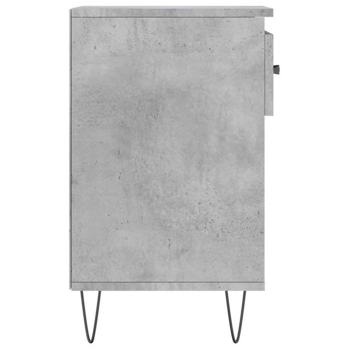 Pantofar, gri beton, 102x36x60 cm, lemn prelucrat - WALTI WALTI