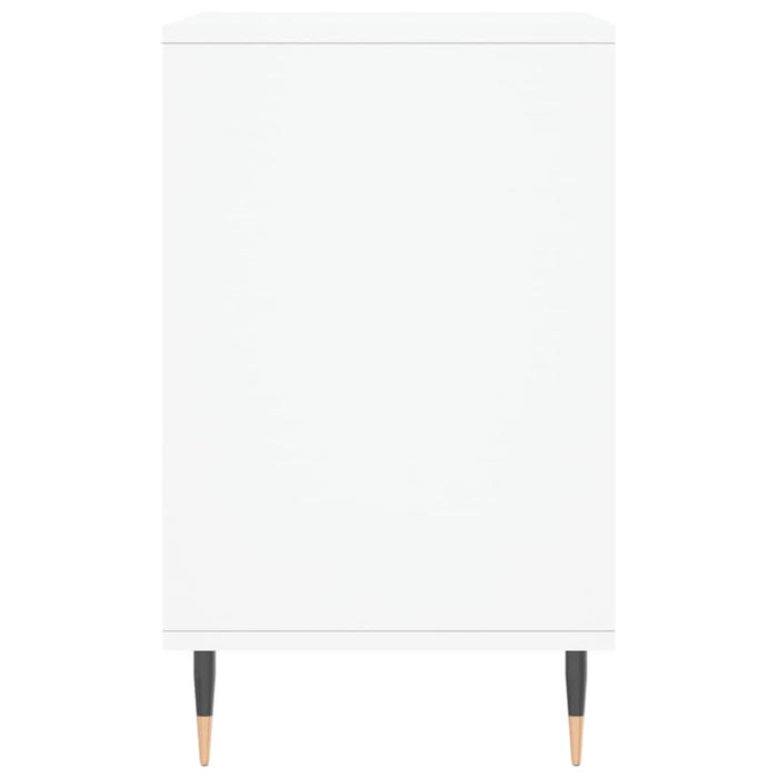 Pantofar, alb extralucios, 102x36x60 cm, lemn compozit - WALTI WALTI