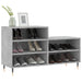 Pantofar, gri beton, 102x36x60 cm, lemn prelucrat - WALTI WALTI