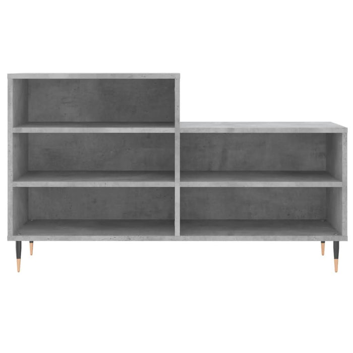 Pantofar, gri beton, 102x36x60 cm, lemn prelucrat - WALTI WALTI