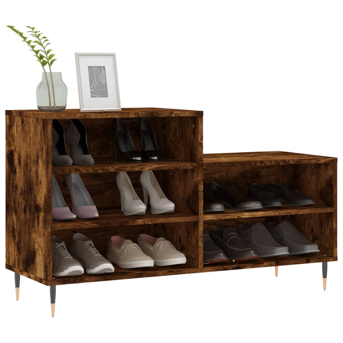 Pantofar, stejar fumuriu, 102x36x60 cm, lemn prelucrat WALTI