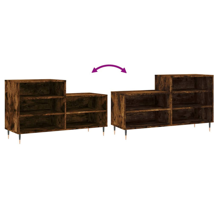 Pantofar, stejar fumuriu, 102x36x60 cm, lemn prelucrat WALTI