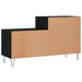 Pantofar, negru, 102x36x60 cm, lemn compozit - WALTI WALTI