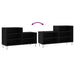 Pantofar, negru, 102x36x60 cm, lemn compozit - WALTI WALTI