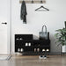 Pantofar, negru, 102x36x60 cm, lemn compozit - WALTI WALTI