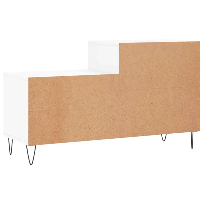 Pantofar, alb extralucios, 102x36x60 cm, lemn compozit - WALTI WALTI