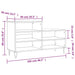 Pantofar, alb extralucios, 102x36x60 cm, lemn compozit - WALTI WALTI