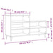 Pantofar, gri beton, 102x36x60 cm, lemn prelucrat - WALTI WALTI
