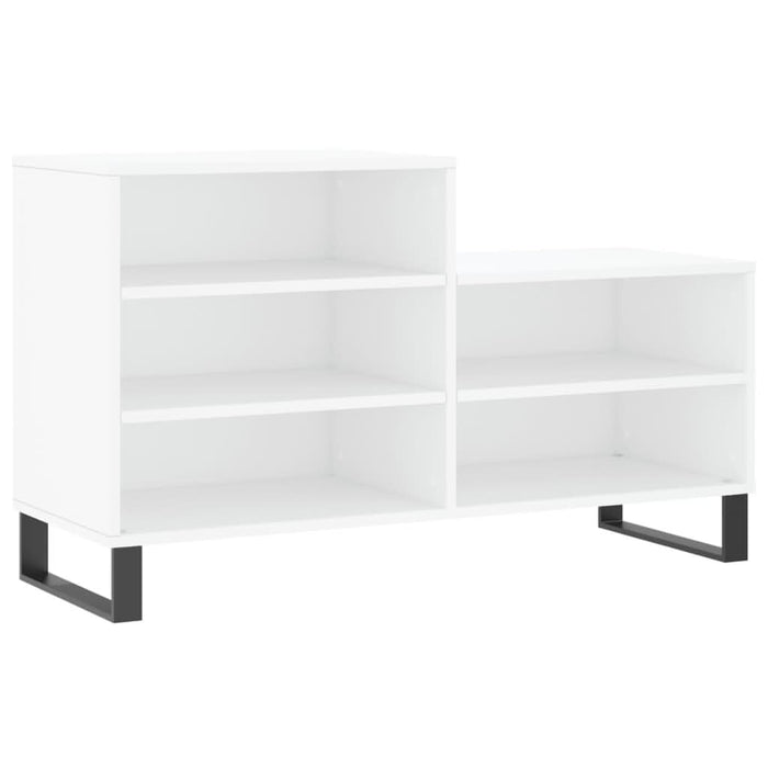 Pantofar, alb, 102x36x60 cm, lemn compozit - WALTI WALTI