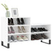 Pantofar, alb, 102x36x60 cm, lemn compozit - WALTI WALTI