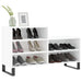 Pantofar, alb extralucios, 102x36x60 cm, lemn compozit - WALTI WALTI